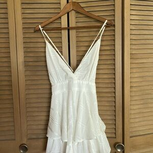 Oh Polly Theodora Playsuit - White